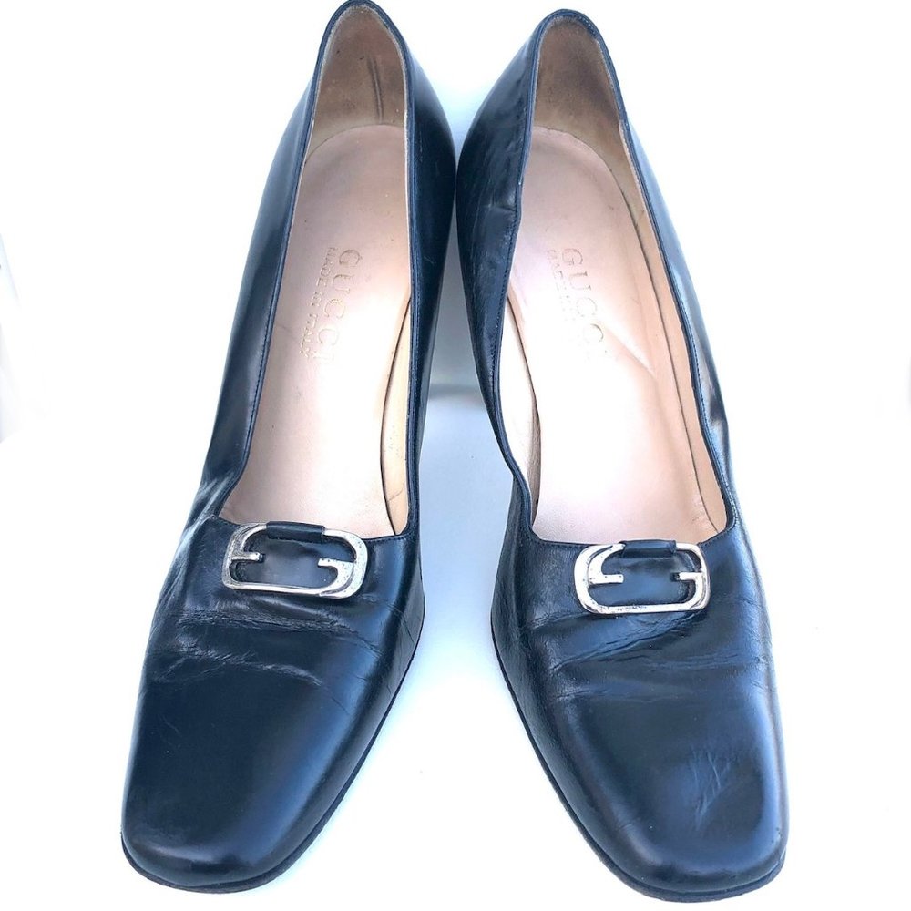 Gucci GG Buckle Pumps - Italy   -AS IS